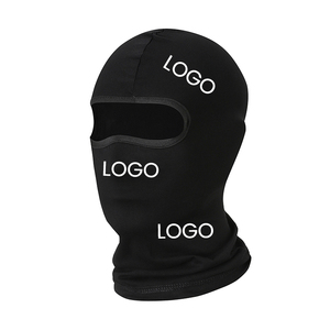 Pasamontañas Negro Unisex para Exteriores, Talla 56-58CM, con Logotipo Impreso por Transferencia de Calor - Product Image 1
