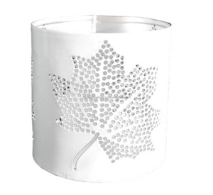 Bougeoirs votifs ronds décoratifs pour la maison de fer avec le revêtement blanc de poudre fini pour le bougeoir votif de décor à la maison - Product Image 6