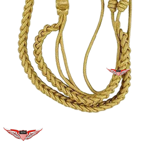 Aiguillette dorée à tresses, Aiguillette dorée à fil, Cordon doré, Aiguillette dorée - Product Image 3