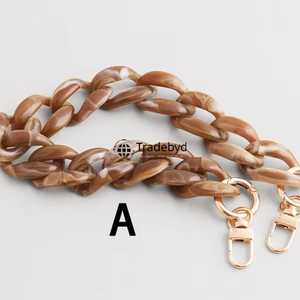 High End Resin Chain Necklace Luxury Fashion Jewelry for Women Elegant Statement Accessories Offset Handmade Waterproof - Product Image 6