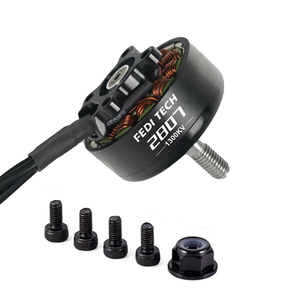 <span class=keywords><strong>FEDI</strong></span>-Dron de carreras con motor para cuadricóptero hexacóptero, 6S, 1300KV, 1500KV, 1700KV, 2807, sin escobillas, FPV, - Product Image 4