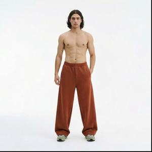 กางเกงขาบานผู้ชาย, กางเกงวินเทจสีน้ำตาลกากีกางเกงวินเทจ - Product Image 1