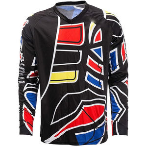 Jersey Deportivo Personalizado por Sublimación para Motocross, MX Racing, Dirt Bike, MTB, Ciclismo, Transpirable, de Secado Rápido, Unisex, Poliéster/Nailon - Product Image 1