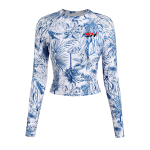 Camiseta de Protección Solar para Mujer, Manga Larga, Ropa Deportiva para Actividades al Aire Libre, Entrenamiento y Deportes Acuáticos - Product Image 1