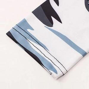 Ensemble de vêtements de sport pour hommes, chemise et leggings de compression, manches longues, imprimé, vêtements de sport MMA, gym, fitness, entraînement, tenue athlétique - Product Image 6