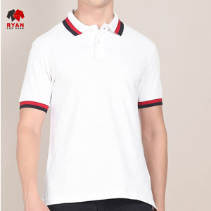 Chemises polo personnalisées Ryan Pro Gear pour hommes, tissu respirant et confortable, col rabattu avec logo personnalisé - Product Image 4