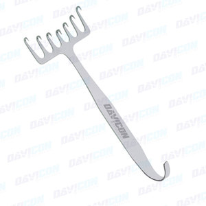 Retractor para Levantamiento de Cejas CORONAL, 7 Puntas Afiladas, Ancho 7 cm, Longitud 18 cm - Product Image 5