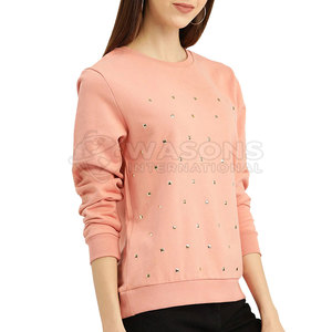 Sudadera de color claro para mujer diseñada para una experiencia de uso fácil que ofrece un ajuste cómodo y un tacto suave - Product Image 2