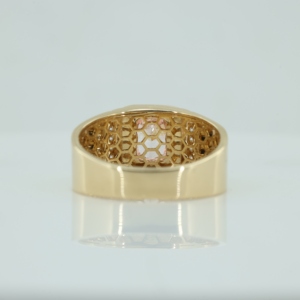 In Stock Gold Plated S925 <b>Silver</b> Custom <b>Emerald</b> Cut Moissanite Engagement <b>Ring</b> for Men's Wedding - Product Image 3