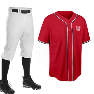 Uniforme de baseball personnalisé avec logo, léger, respirant, surdimensionné, prix bas, vente en gros, haute qualité pour adultes unisexes - Product Image 6