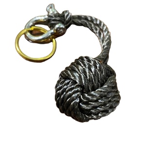 <b>key</b> <b>chain</b> for office bag and daily use w/ Brass Shackle - 4.5" Long - Handmade Sailor Rope <b>Key</b> Ring - Nautical Jewelry Gift - Product Image 1