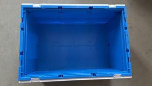 <span class=keywords><strong>ลัง</strong></span>พลาสติกพับได้ขนาด 600x400x300 มม. พร้อมฝาปิด แบบซ้อนเก็บได้ สำหรับจัดเก็บและขนส่ง ความจุ 57 ลิตร กล่องพลาสติก - Product Image 3