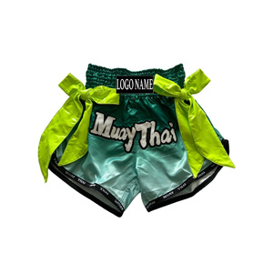 Pantalones Cortos de Muay Thai Profesionales de Alta Resistencia para Clubes, Ropa de MMA para Hombre, Pantalones Cortos de Kickboxing para Boxeo Tailandés - Product Image 2