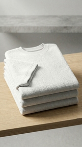 T-shirt en coton premium pour homme, décontracté, doux, respirant, pour l'été, à porter au quotidien, confortable, col rond, style streetwear, design uni - Product Image 3