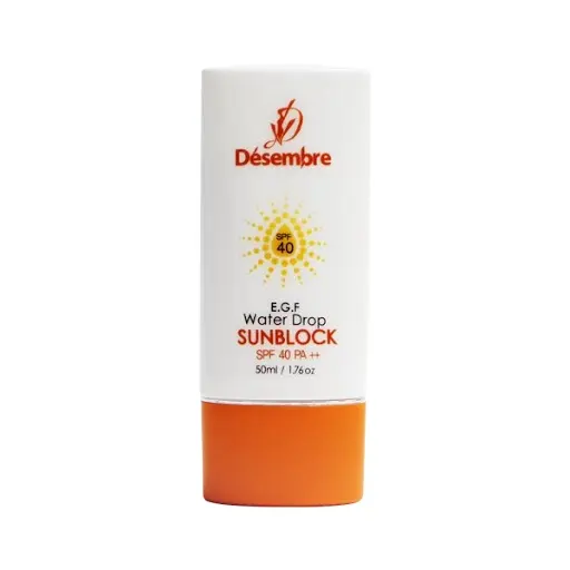 Desembre at home E.G.F Water Drop Sunblock SPF 40++ Sunscreen skin soothing sun block UVA UVB Korea cosmetic K-beauty
