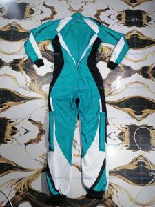 Combinaison de saut en parachute Sky Glide Pro Color Blocked pour adulte, en spandex et polyester, respirante, confortable, avec fermeture éclair sur le devant - Product Image 3