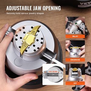 Morsa a sfera da 5 pollici per incisione, strumento di fissaggio con rotazione a 360 gradi, 69 accessori, blocco per incisione gioielli, set di 69 utensili per gioielleria - Product Image 6