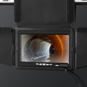 Telecamera per Ispezione Fognature Impermeabile IP68 da 165 Ft/50 m con Schermo da 7 Pollici, Funzione DVR, 12 LED Regolabili e Flash SD per 1080p - Product Image 3