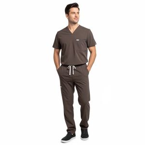 Tenue Médicale en Coton pour Hommes, Ensemble de Vêtements d'Hôpital pour Médecins, Logo OEM Personnalisé, Uniforme de Haute Qualité, Combinaisons Confortables - Product Image 5