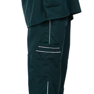 New Custom Logo Wholesale Nurse Hospital Medical Uniforms Polyester Rayon Spandex Stretch Flare Pants <b>Scrubs</b> <b>Sets</b> for Men - Product Image 2