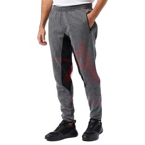 Pantalon de jogging décontracté pour hommes en gris noir léger 250 GSM tissu ceinture élastique fermeture - Product Image 1