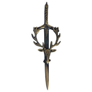 Boucle et épingle de ceinture écossaise en acier inoxydable, faites à la main, design personnalisé, haute qualité, pour uniforme de fanfare écossaise - Product Image 1