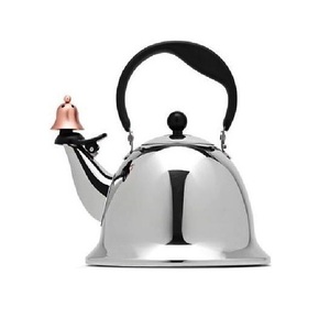 Tetera de Acero Inoxidable con Diseño de Asa Negra Resistente, Ideal para Hoteles y Accesorios de Mesa - Product Image 3