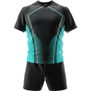 เสื้อรักบี้คุณภาพสูงขายส่ง ปักโลโก้ตามสั่ง ชุดยูนิฟอร์มรักบี้ - Product Image 5