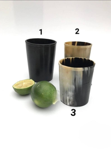 Vaso de cuerno de búfalo natural de primera calidad hecho a mano con revestimiento exterior brillante para festivales por decor world - Product Image 3