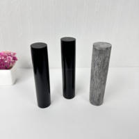 Matériel artisanal en corne de buffle polie, écologique et fait main, en forme de cylindre, pour poignées de couteau, tampons et bijoux