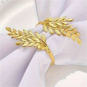 Anillo para Servilletas de Mesa Elegante con Acabado en Oro y Plata, Diseño de Piña, para Restaurantes y Eventos - Product Image 5