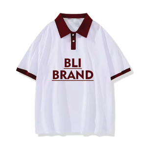 Nouvelle chemise d'été unisexe à manches courtes, décontractée, personnalisable, en coton, grande taille, brodée, respirante, pour le golf - Product Image 1
