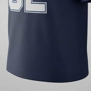 Maillot de football américain personnalisé OEM, manches courtes, tissu en mesh respirant, haute qualité, vêtements de sport d'équipe, unisexe, adulte - Product Image 6