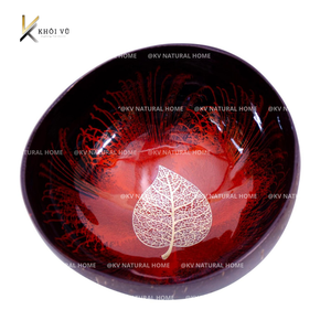 Natural Serving Vietnamese Wholesale Dinnerware Bowls Quality New Custom OEM/ODM Lacquer <b>Coconut</b> <b>Shell</b> Bowls Set - Product Image 4