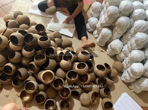 ชุดชามและช้อนเปลือกหอยธรรมชาติทำด้วยมือสำหรับทารก2021ของคอลเลกชันฤดูร้อนของทารกอุปกรณ์เสริมสำหรับเด็ก - Product Image 5