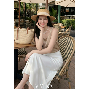 กระโปรงทรงเมอร์เมดสีขาวเอวสูงสำหรับผู้หญิง สไตล์ลำลองทันสมัย เหมาะสำหรับใส่ทำงานหรือใส่ลำลอง ผ้าโพลีเอสเตอร์นุ่มสบาย ยี่ห้อ MIREL - Product Image 3