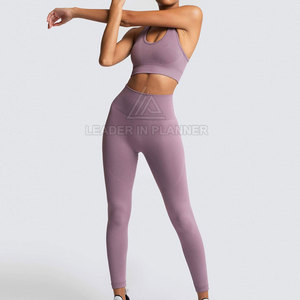 Diseña tu propio conjunto de yoga para mujer, ropa deportiva para gimnasio, conjunto de yoga para mujer de nuevo estilo, conjunto de yoga para mujer en venta - Product Image 2