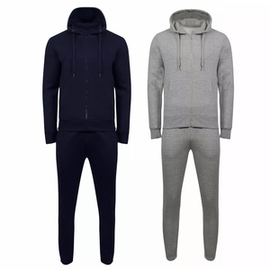 Survêtement pour homme respirant 100% coton à capuche, mode décontractée, logo personnalisé, hiver, poids lourd, séchage rapide - Product Image 5