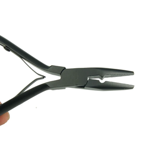 Professional Hair Extension Pliers Sets Surgical Grade Stainless Steel <b>Long</b> Angle Commercial Use - Product Image 2