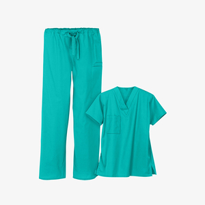 Nouvelle Collection – Tenue d'Infirmière Personnalisable pour Femme – Blouse et Pantalon Unisexe Extensibles en Polyester Coton Grande Taille - Product Image 2