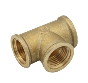 Raccord en T égal fileté femelle en acier inoxydable forgé BSP/NPT 1/2" haute pression hydraulique OEM - Product Image 1