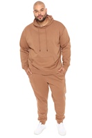 Sudadera con capucha para hombre, de invierno, ajustada, gruesa, transpirable, estampada, 100% algodón, informal, con cremallera, tipo jogger