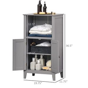 Mobiletto Grigio per Bagno, Pratiche Mensole per Bagno - Product Image 3