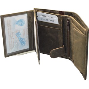 Portefeuille vintage en cuir véritable pour homme, fait main, style court, usage quotidien - Product Image 6