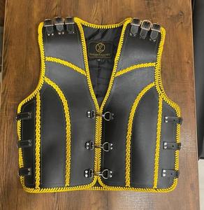 Chaleco de Motociclismo de Cuero Premium 2026 para Hombre, Resistente al Viento, Talla Grande, con Logotipo Personalizado, Hecho en Pakistán - Product Image 5