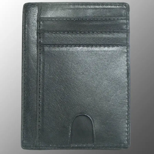 Cartera de Hombre de Cuero Genuino Personalizada, Moderna, Ligera, de Alta Calidad, Mini, Inteligente, Delgada, Estilo Crazy Horse, Abierta, Corta, para Tarjetas - Product Image 6