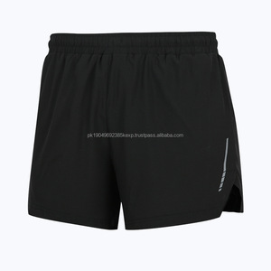 กางเกงขาสั้นวิ่งออกกำลังกายผู้ชาย, แห้งเร็ว3นิ้วมีเชือกรัดเอวและกระเป๋าหลัง - Product Image 5