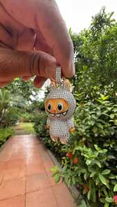 จี้เพชรโมอิสซาไนต์ VVS ลายการ์ตูนดังเคลือบเงา พร้อมเงินแท้ 925 รูปทรงแปลกตา สำหรับจี้และชาร์มเครื่องประดับชั้นดี - Product Image 4