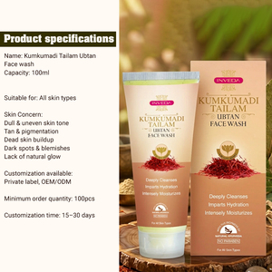 Nettoyant visage Kumkumadi Ubtan le plus vendu pour un nettoyage en profondeur, un blanchiment, un contrôle du sébum et une hydratation pour un usage quotidien, disponible en gros - Product Image 5