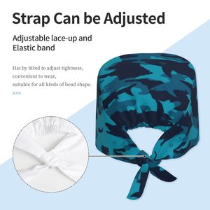 Unisex New Style Nurse Scrub Caps High Quality Material Breathable Quick Dry Comfortable Hair Protection Medical Use Customized - Product Image 3